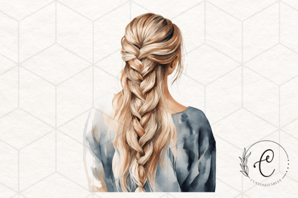 Watercolor Girl Back Clipart Png Review