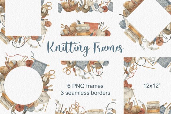 Watercolor Knitting Frames: An Embroidery Review